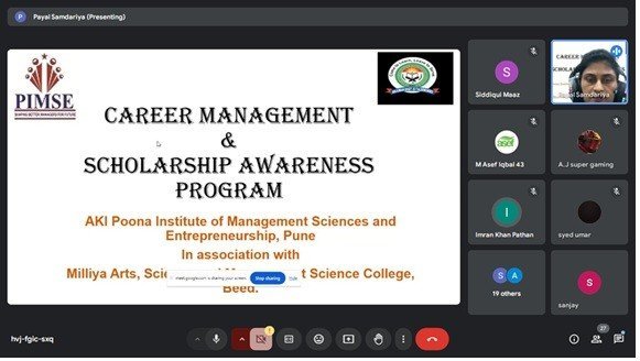 Career Management and Scholarships Awareness program
