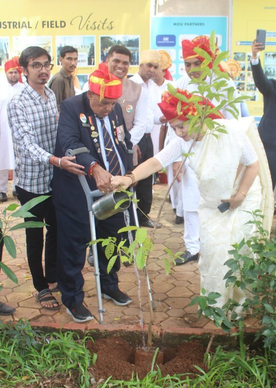 A Sacred Tribute at PIMSE  “Ek Ped Maa Ke Naam”, dedicated by Padmashri Murlikant Petkar, India’s first Paralympic Gold Medalist - Image 2