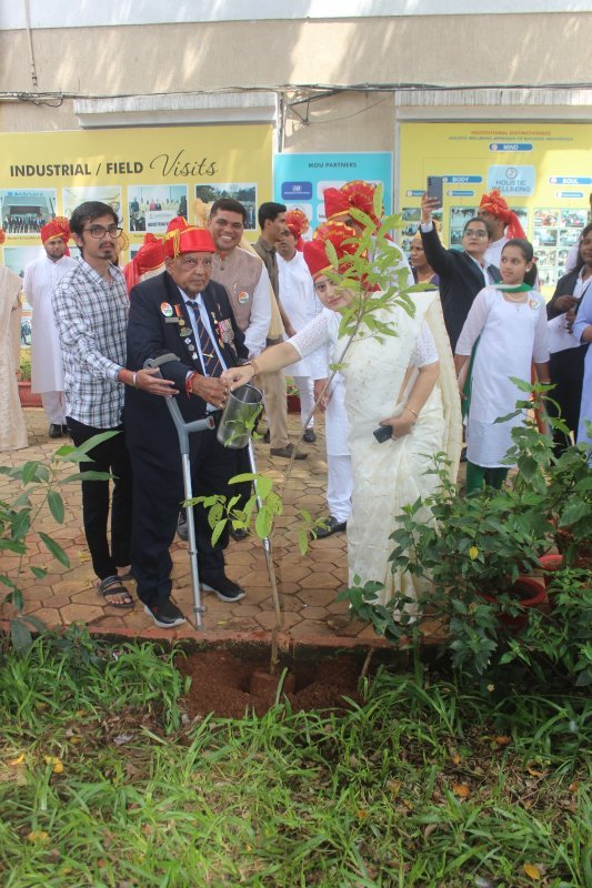 A Sacred Tribute at PIMSE  “Ek Ped Maa Ke Naam”, dedicated by Padmashri Murlikant Petkar, India’s first Paralympic Gold Medalist - Image 3