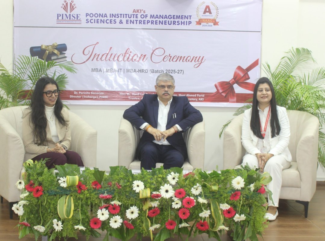 We were honored to felicitate Ms. Yukta Kandhari during PIMSE’s Orientation Program 2025–26.