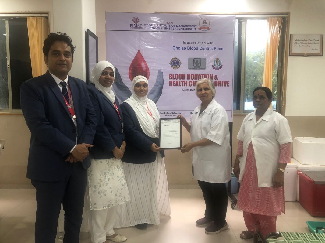 Health Checkup & Blood Donation Drive at PIMSE!
