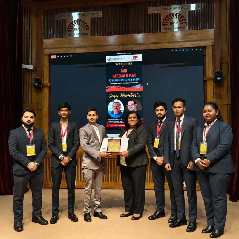 Proud Representation at the National Level Business Plan Championship at IIM Bangalore