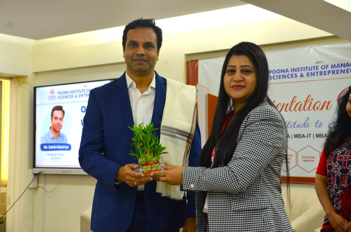 Privilege of welcoming Mr. Satish Kshatriya, Managing Director, Accenture, for an insightful session