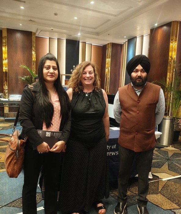 Dr. Porinita Banerjee (Director, PIMSE) with Ms. Julie Brooks, Director of PG Programmes, University of St. Andrews Business School, UK