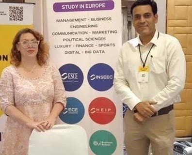 Dr. Vasimraja Sayed, faculty PIMSE with distinguished foreign delegate