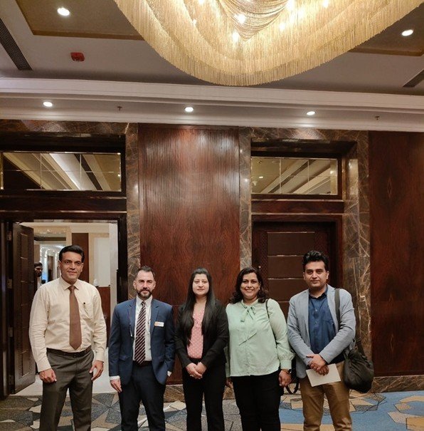 Mr. Daniel Munoz, Senior Customer Success Manager, Insight & Events, Spain with Director Dr. Porinita Banerjee, and PIMSE faculty members: Dr. Vasimraja Sayed, Dr. Sheena Abraham & Mr. Mohd Talha Ahmad